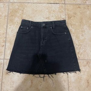 BDG urban outfitters black denim mini skirt